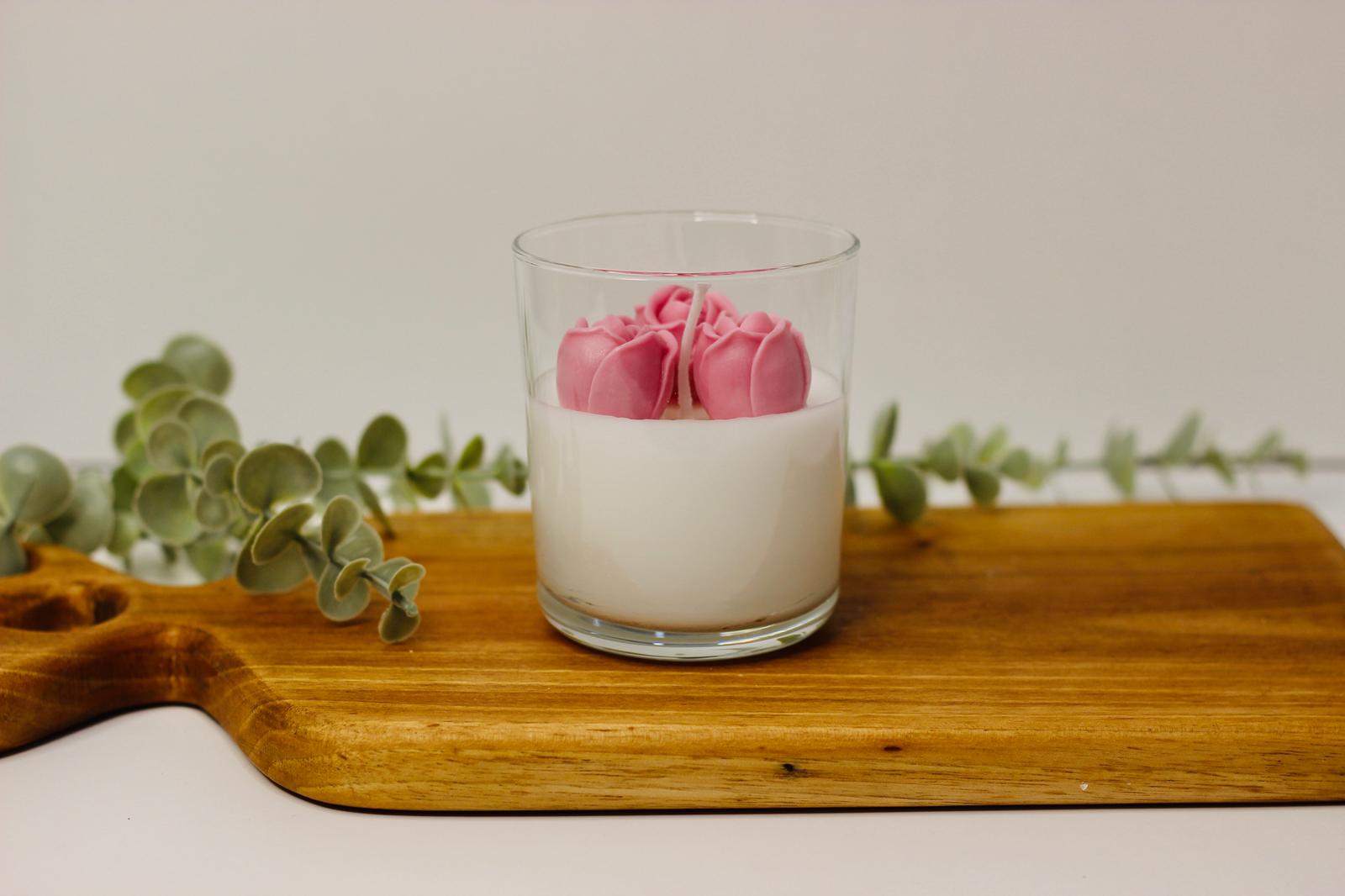 Limphoria "La Vie en Rose" Bardak Mum (Güllerin Hayatı İlk Aşk Mumu, Aşkın En Zarif Hali)